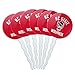 GRAPHICS & MORE NC State Wolfpack Cupcake Picks Toppers Decoration Set of 6