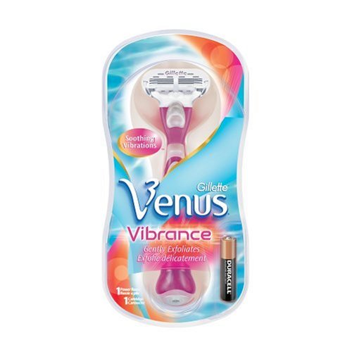 Gillette Venus Vibrance Soothing Vibrations Razor for Women, 1 Razor