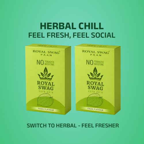 Image of ROYAL SWAG Frutta Flavour Wellness Sticks 10 Each Pack of 2 Boxes Ayurvedic Herbal Blend Wellness Sticks