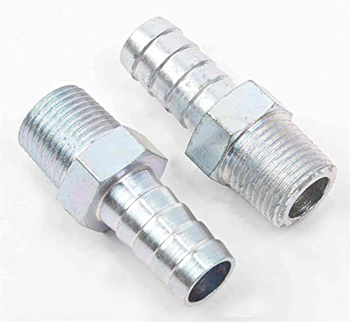 Jegs Universal Remote Oil Filter Mount | Cnc-Machined Billet Aluminum | Fits 2-3/4 “ Od O-Ring Filters | Includes 12' Of 1/2" Id Oil Cooler Hose, 4 Stainless Hose Clamps, & Mounting Hardware #TOP5