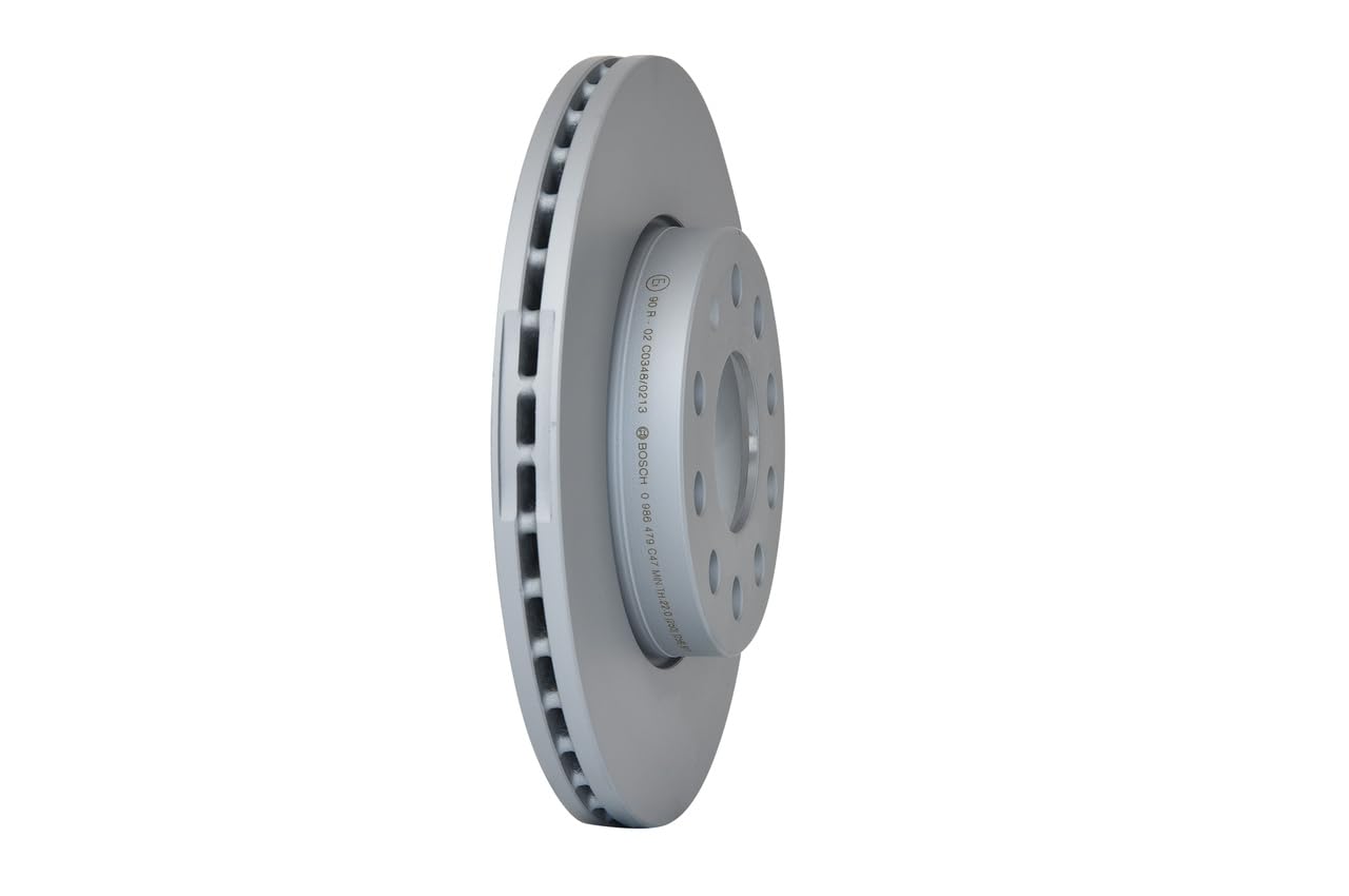 Juego de 2 Discos de Freno Bosch BD2186 - Discos Ventilados, Alto Contenido en Carbono, 276 mm – Eje Delantero – Certificado ECE-R90 – Excelente Refrigeración y Reducción de Ruido, Anticorrosión