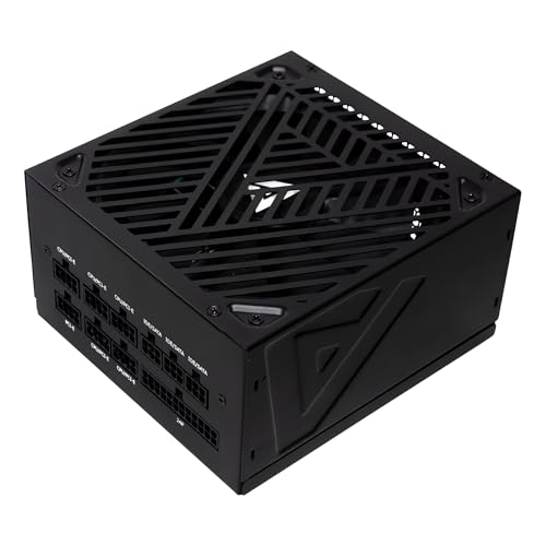 Image of Apevia ATX-SL1200W Soul 1200W Fully Modular Power Supply ATX 3.0 & 3.1 Compatible, PCIe 5.1 12V-2x6 Connector ATX Active PFC, DC to DC Converter Design, 140mm Silent Fan, RoHS Compliance | Fully Modular PSU, ATX 3.1 PCIE5.1 Ready, 12VHPWR Cable Included, Active PFC, 140mm Auto Thermal Fan, Heavy Duty Protections