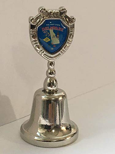 646 Delaware State Collectible Souvenir Bell 2.25" x 1.1"
