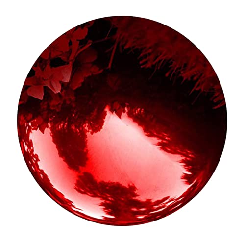 Abaodam Reflective Garden Garden Balls Outdoor Purple Large Stainless Steel Gazing Ball for Modern Decor