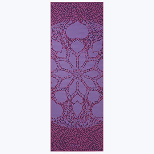 Image of Gaiam Yoga Mat - Premium 6mm Print Reversible Extra Thick Non Slip Exercise & Fitness Mat for All Types of Yoga, Pilates & Floor Workouts (68 inch x 24 inch x 6mm Thick)