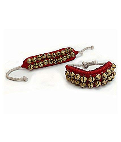 Boombox brass padded 2 lin ghungru (red) (B08QR1Z66Z) Amazon Price History, Amazon Price Tracker