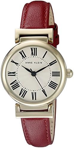 Anne Klein Women's Leather Strap Watch