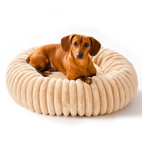 猫 犬 ベッド 冬 暖かい クッション グッズ ペットベッド ペットクッション ペットマット ペットソファ ラウンド型 ラウンド型 もふもふ 丸型 ドーナツふわふわ もこもこ ぐっすり眠る 洗える キャット 猫 小型犬用 ペット用品 洗える 滑り止め 犬用
