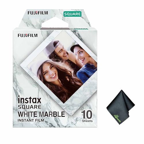 Película Instantánea FUJIFILM INSTAX Square Blanco Mármol, 10 Exposiciones, para Cámaras Instantáneas Square miniatura 1