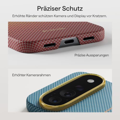 pitaka Aramidfaser Hülle für Google Pixel 11 Pro Dünn California Dream – Ansicht 5