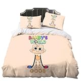 Photo Gallery zhongkaihua dandy s world, set di biancheria da letto da 3 pezzi, per letto matrimoniale, singolo e king size, con copripiumino e federe, per la casa e la camera da letto, regalo decorativo Photo Gallery zhongkaihua dandy s world, set di biancheria da letto da 3 pezzi, per letto matrimoniale, singolo e king size, con copripiumino e federe, per la casa e la camera da letto, regalo decorativo