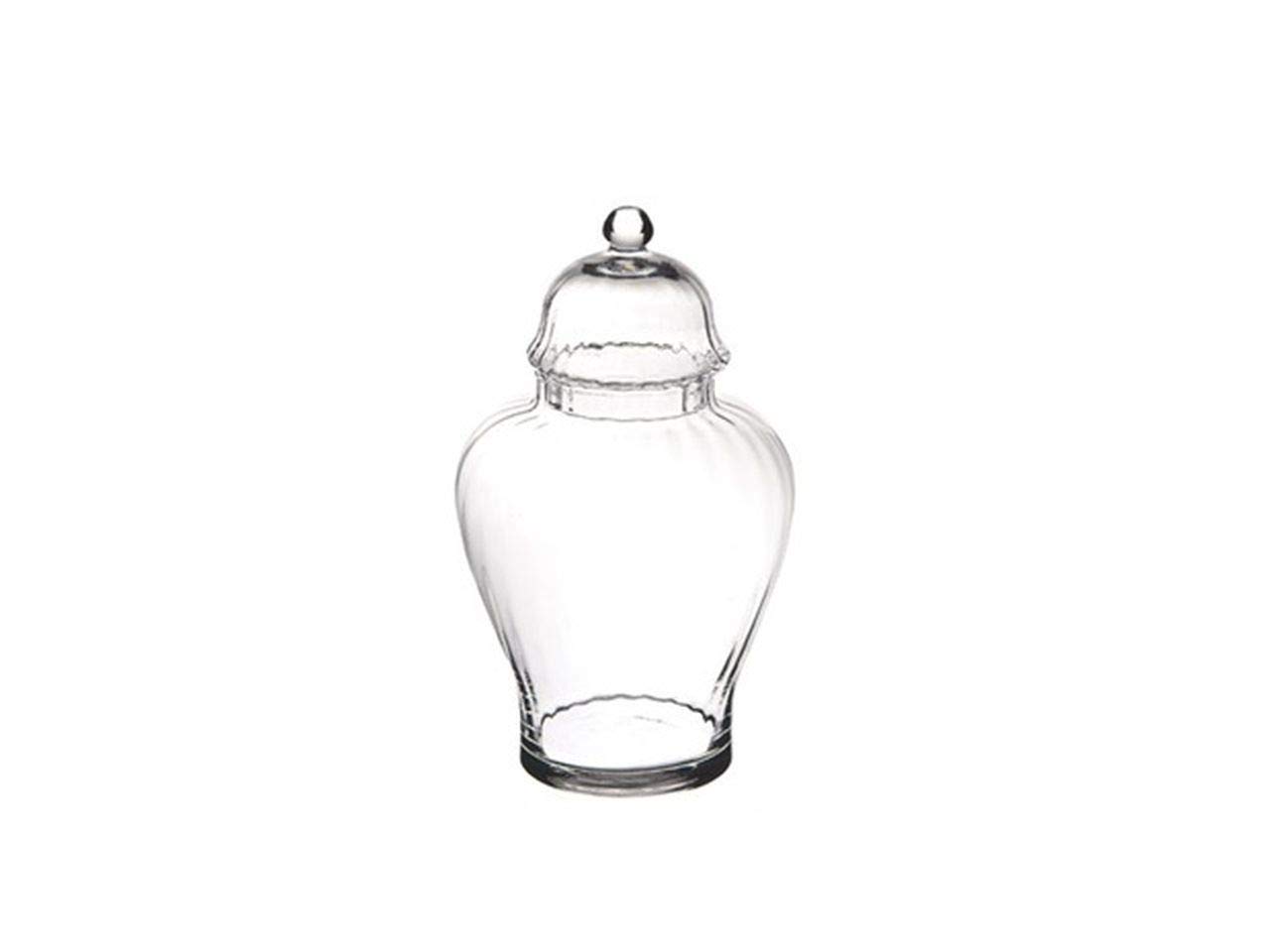 Potiche Biscottiera Sweet Home In Vetro - Porta Caramelle Con Coperchio, Trasparente, 25,5x22 Cm Di Varotto & Co (SB02571LU)