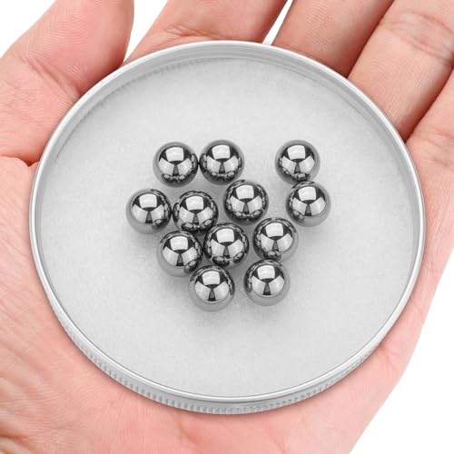 uxcell 12pcs tungsten steel bearing balls 10mm tungsten carbide precision ball g5 grade
