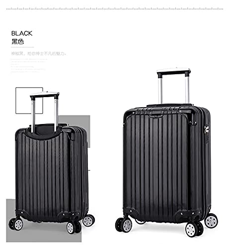 Star river PC+ABS, Zipper, Luggage, Trolley case, Suitcase, Pinks, Silver, Black, Brown, 20 inches, 22 inches, 24 inches, 26 inches, with 4 Sets of Rotating Wheels, Code Lock, Telescopic Rod2