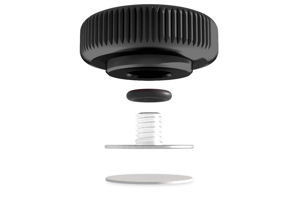 KN-CCV Complete Soft-Release Button Kit (Black)