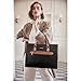 BOSTANTEN Leather Laptop Briefcase for Women Shoulder Bag 15.6 Inch Business Computer Tote