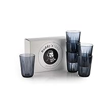 Buddy’s Bar 6er Set Tritan Becher 470 Ml – BPA-frei, Bruchsicher, Spülmaschinenfest, Kristallglas-Optik