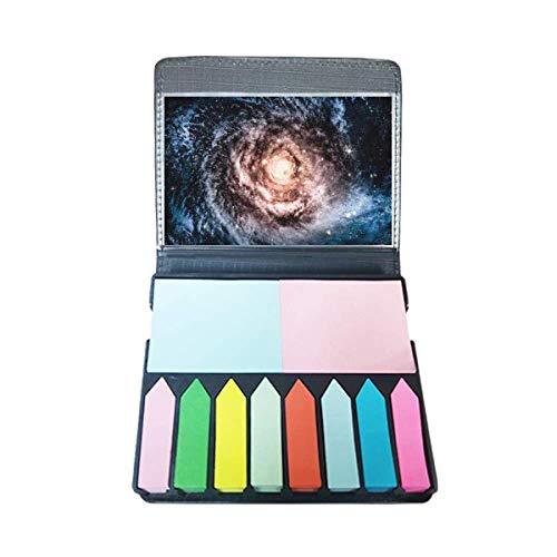 Note auto-adhésif Nebula Dust bloc note repositionnable marqueur page couleur motif œil