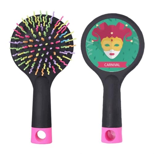 Brosse à cheveux démêlante Cute Head anti-nœuds et douloureuse pour enfants