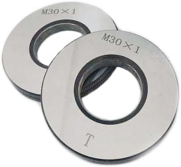 NURII 1pcs Precision Metric Thread Gauge, M30x2/M32x1/M33x3.5/X3/X2/X1.5 6H 6G Plain Thread Ring Gauge (Size : M33X2-ring)