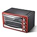 Horno Digital, Defrost Mini Microondas Mayor Facilidad Limpieza Mini Horno Digital Multifunción Plateado Con Asador y Temporizador 9L, 800W