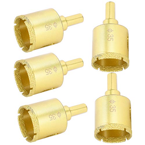 Set 5 brocas diamantadas 35 mm para mármol y vidrio miniatura 5