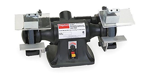 DAYTON 2LKR7 Bench Grinder,6 In,1/3 HP 