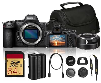 Nikon Z5 II Mirrorless Camera Bundle with FTZ II Mount Adapter + Bag + 64GB UHS-II U3 Memory Card