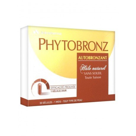 Arkopharma Phytobronz Cosmétique Orale Autobronzant Boîte de 30 Gélules by Arkopharma