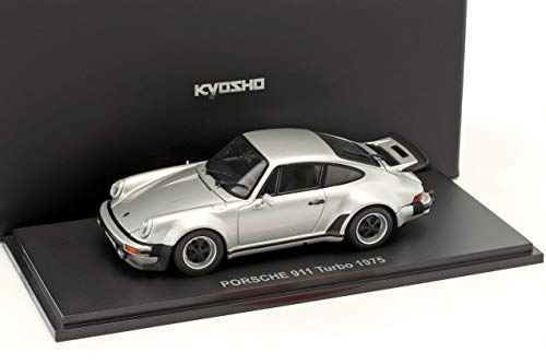 Preisvergleich Produktbild Kyosho Porsche 911 Turbo 1975 im Maßstab 1:43 (Silber)