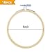 Caydo 16 Pieces 4 Inch Embroidery Hoops Bulk Circle Cross Stitch Hoop Ring for Embroidery and Cross Stitch