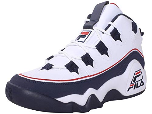 Fila Men s Grant Hill 1 Offset Basketball Shoes White Navy Red 8