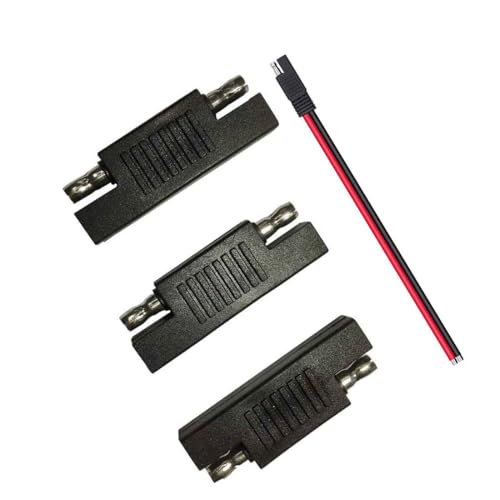 Sunway Solar SAE Polarity Reverse Adapter Connectors for SAE Quick Disconnect Extension Cable, Solar Panel Battery Power Charger and Maintainer-3Pack
