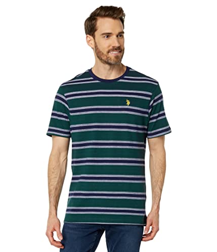 T-shirt en jersey U.S. Polo Assn. à rayures Birdseye pour homme