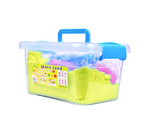 Image of SEYROLIN Creative Moving Sand of 1KG Play Sand Set Beach molds Decorative Amazing Kids Play Tricks Kids Moving Dough Clay (1KG)