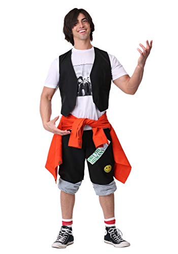 Bill & Ted&#39;s Excellent Adventure Adult Ted Costume Small Black