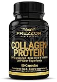 FREZZOR Pure Collagen Peptides Powder, 100% Grass-Fed New Zealand Hydrolyzed Beef Bone Collagen, Ant