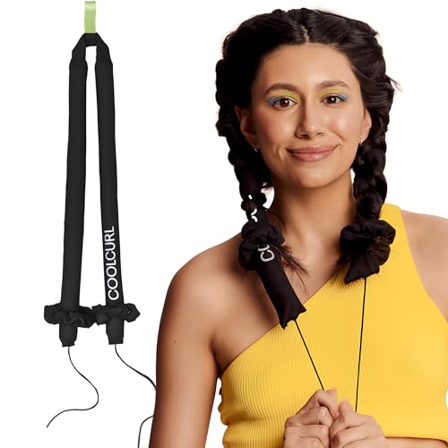 Boucles durables sans chaleur grâce au fer à friser Glov Coolcurl microfibre