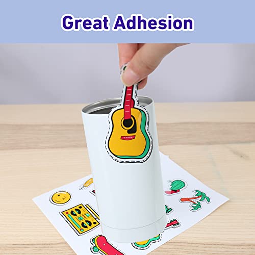 Koala Printable Vinyl Sticker Paper For Laser Printer, 20 Sheets Matte White Waterproof Sticker Paper 8.5X11 Inch, Work With Cutting Machine #TOP4