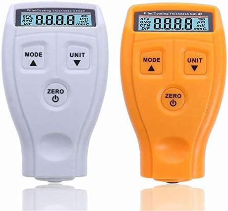 Thickness Meter GM200 Coating Thickness Gauge Lacquer Metal Film Tester Tool (Bubble Bag Packaging, No Battery Delivery) Gauge Tester (Color : White)