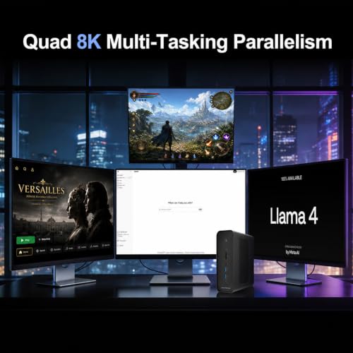Image of NextNuc Apexis AI395 AI Mini Desktop Workstation, Run AI models locally