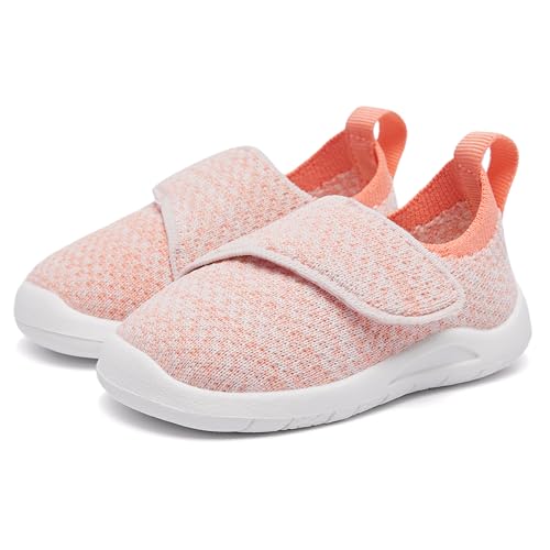 MORENDL Baby Sneakers Boys Girls First Walkers Shoes Lightweight Mesh Breathable Non-Slip Infant Shoes