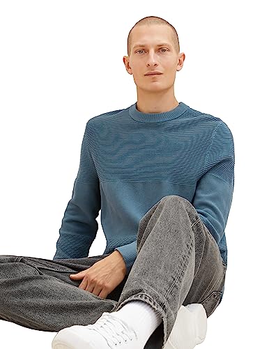 Pull-Over Homme TOM TAILOR 10444720 en maille fine confortable - 4