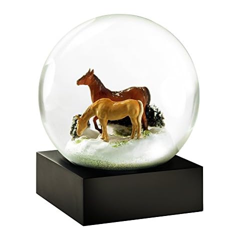 CoolSnowGlobes Horses Snow Globe Decoration Cover