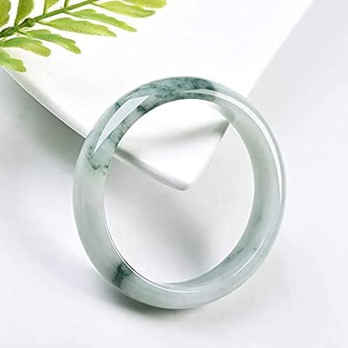 Amazon.co.jp: 中国産天然ジェダイト 翡翠バングルブレスレット 女性用