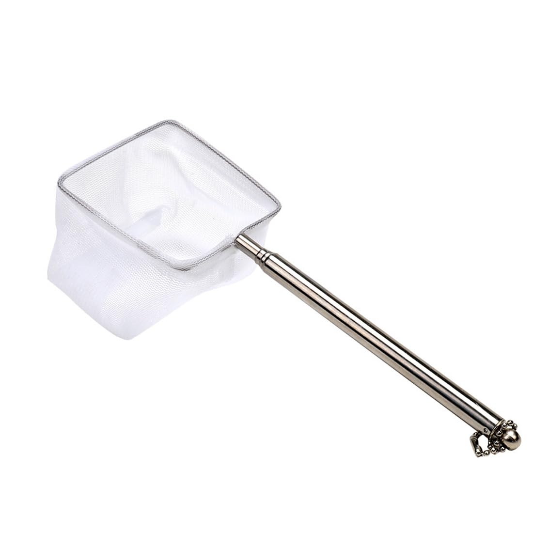 Retino Per Acquario Con Manico Telescopico - Acciaio Inox Per Pesci E Pulizia - Foto 4