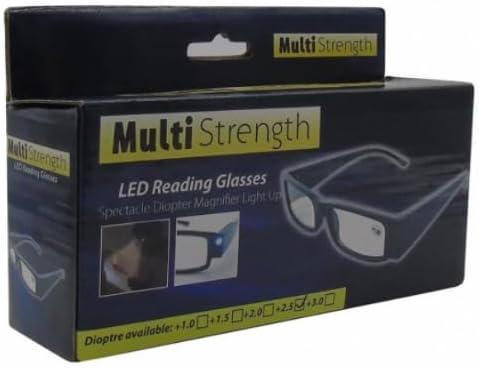 Dinlendirici LED Işıklı Okuma Gözlüğü
