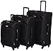American Tourister Pop Max Softside Luggage with Spinner Wheels, Black, 3-Piece Set (21/25/29)