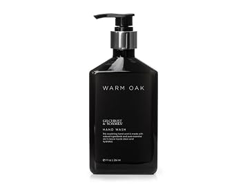 Gilchrist & Soames Warm Oak Hand Wash - 9oz - Natural, Essential Oils, All Skin Types, Zero Parabens, Sulfates, and Phthalates