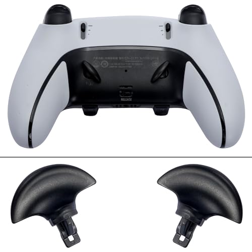 Image of 4PCS Metallic Back Paddles for PS5 Edge Controller, Interchangeable Metal Stainless Steel Back Buttons Replacement for PS5 Edge Controller - Controller NOT Included